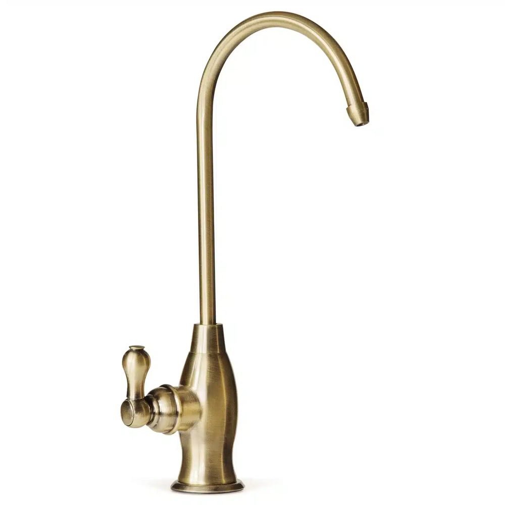 Antique brass traditional reverse osmosis drinking water faucet